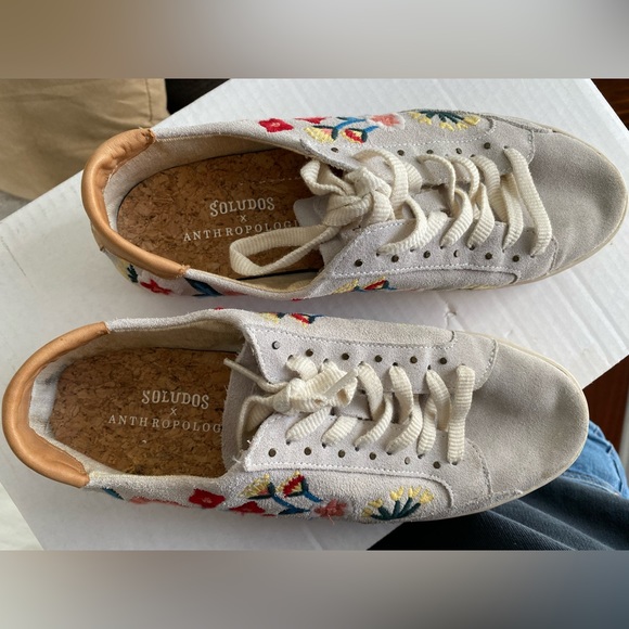 Soludos x Anthropologie embroidered Ibiza sneakers - Picture 3 of 7